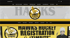 Desktop Screenshot of hawksathletics.ca